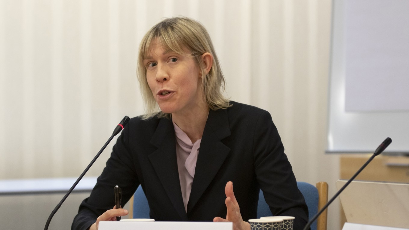 Maria Nilsson, statssekreterare hos utbildningsminister Johan Pehrson (L). Foto: Elima Mwinyipembe/Regeringskansliet