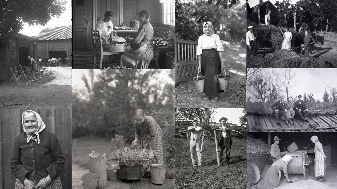 Många av bilderna i den kulturhistoriskt viktiga fotosamlingen har aldrig tidigare visats. Foto: Vitterhetsakademien