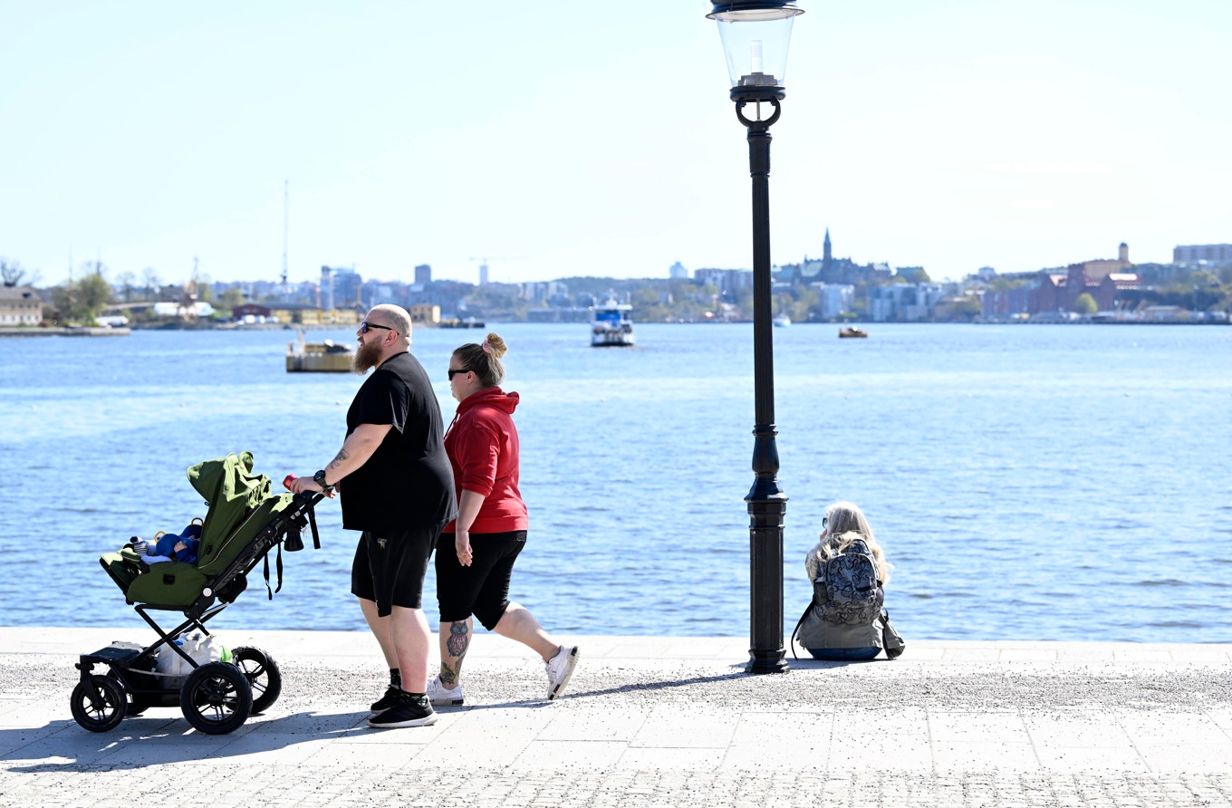 Årets varmaste temperatur uppmättes på måndagen. Arkivbild., Foto: Fredrik Sandberg/TT