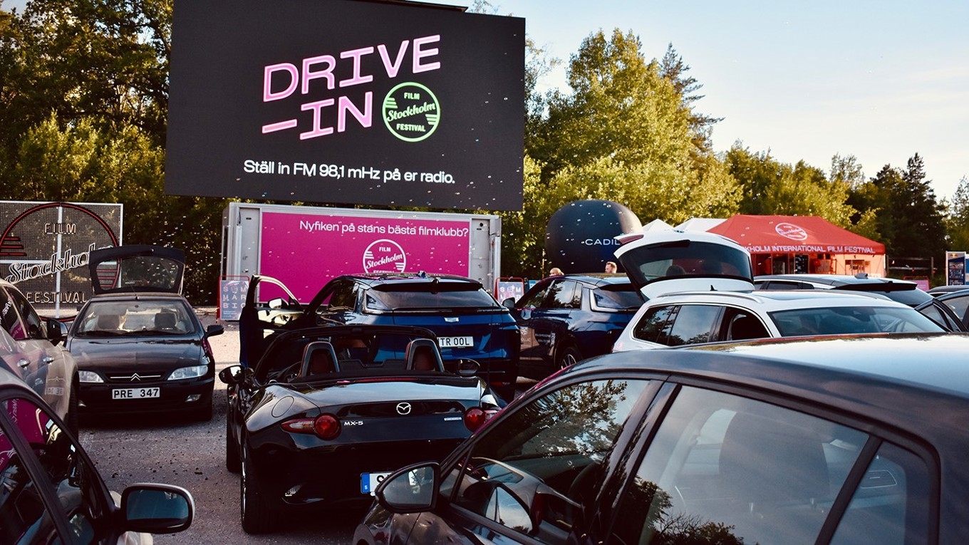 Stockholms filmfestival Nordens största drive-in-bio. Foto: Vanessa Perhs