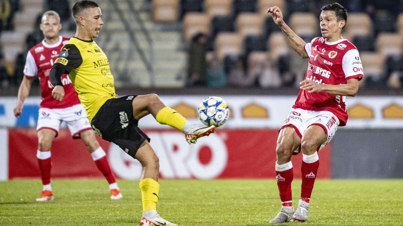 Mjällbys stora stjärna, danske Nicklas Røjkjær, riskerar att försvinna när transferfönstret öppnar. Klubben har dock en plan för hur han ska ersättas. Foto: Johan Nilsson/TT