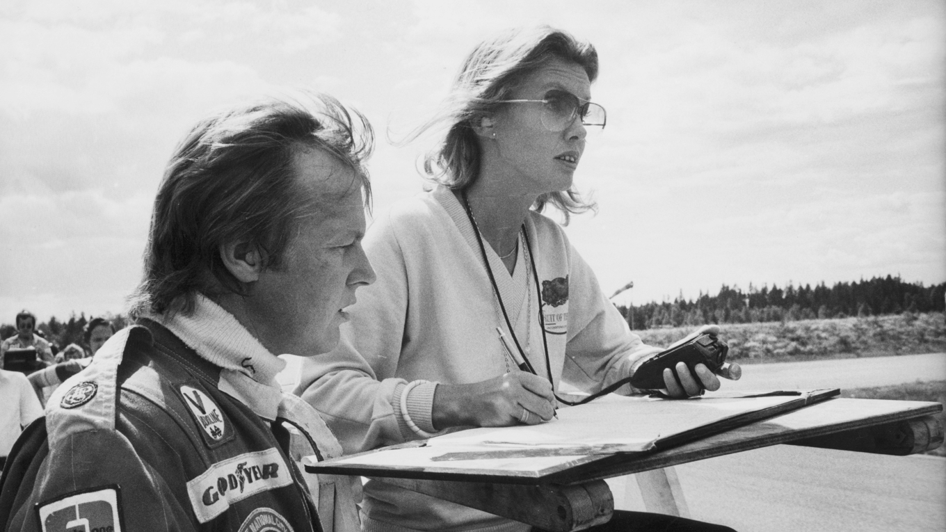 Ronnie Peterson tillsammans med hustrun Barbro. Foto: Scanpix/TT BILD