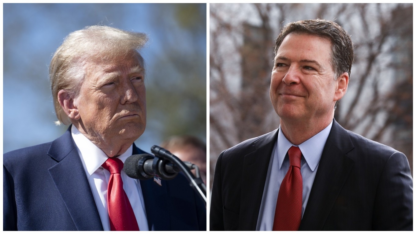 Donald Trump och James Comey. Foto: Samira Bouaou/Madalina Vasiliu