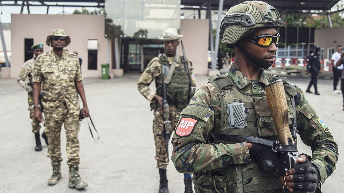Medlemmar av M23-gerillan i Goma, Demokratiska republiken Kongo. Foto: Jospin Mwisha/AFP via Getty Images