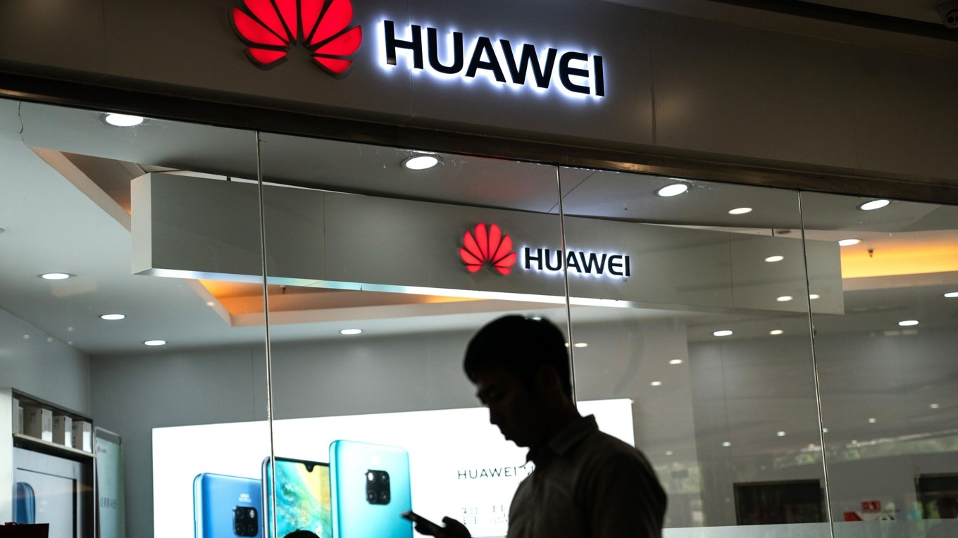 En Huawei-butik i Peking i Kina. Foto: Fred Dufour/AFP via Getty Images