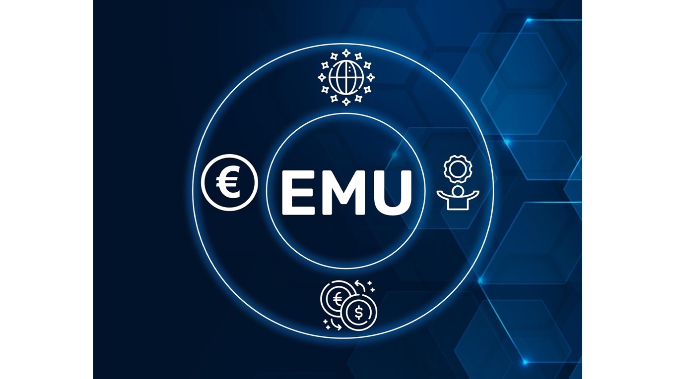Den ekonomiska och monetära unionen EMU. Foto: Dave Hoeek/Shutterstock