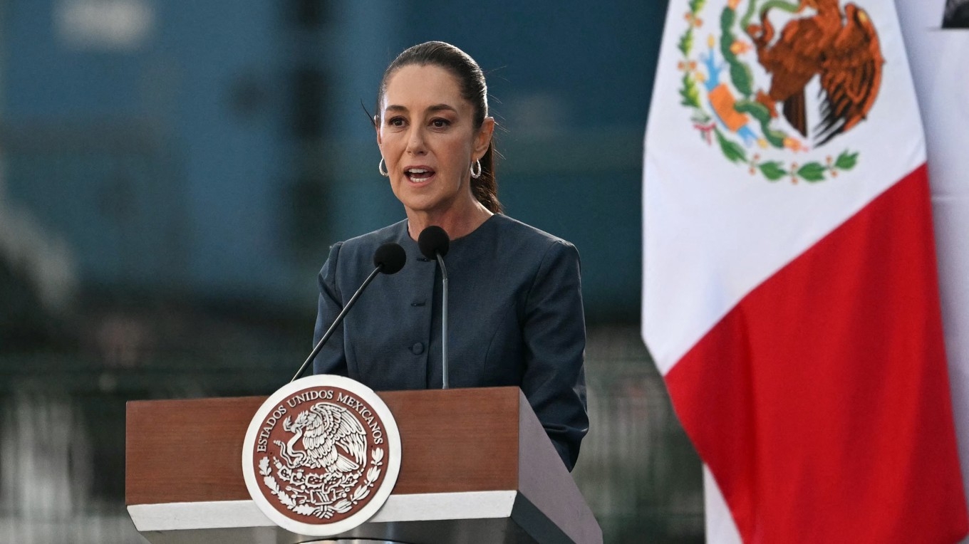Den mexikanska presidenten Claudia Sheinbaum. Foto: Yuri Cortez/AFP via Getty Images