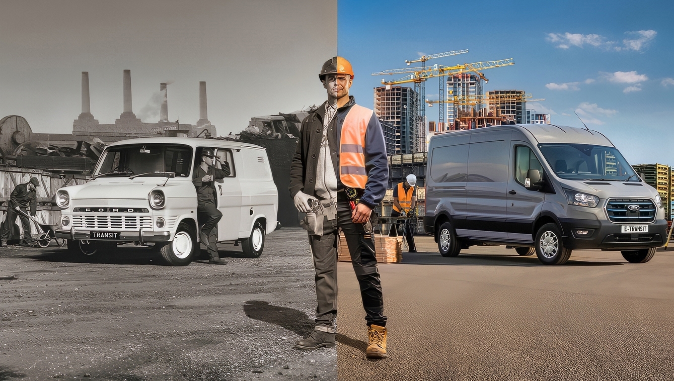 Ford Transit – en framgångshistoria som jubilerar. Foto: CNP AB