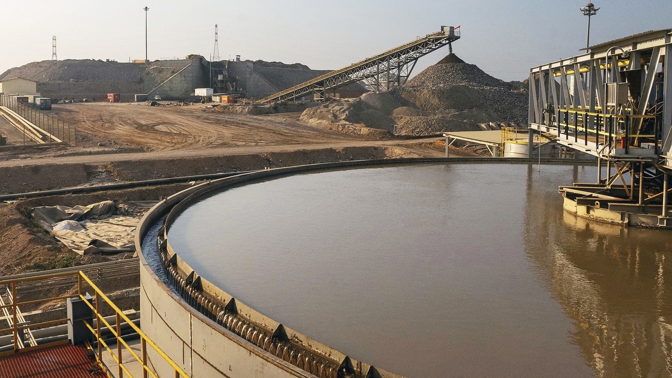 Processanläggningen vid Tenke Fungurume-gruvan i sydöstra Kongo-Kinshasa. Foto: Emmet Livingstone/AFP via Getty Images