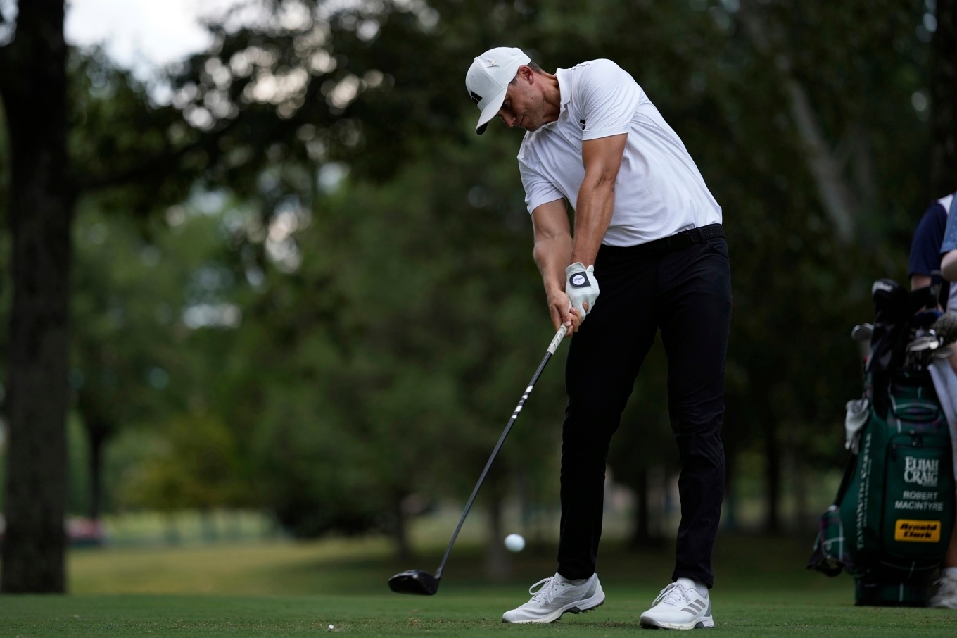 Ludvig Åberg inledde slutspelet på ett bra sätt. Foto: George Walker IV/AP/TT