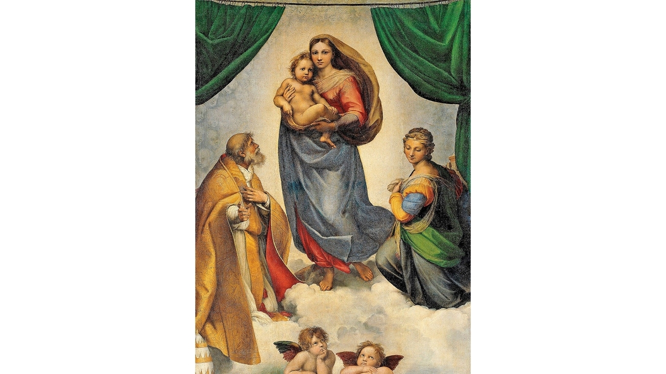 ”Sixtinska madonnan” av Rafael (1483–1520) – en av Fjodor Dostojevskijs favoritmålningar.   
Foto: Public Domain