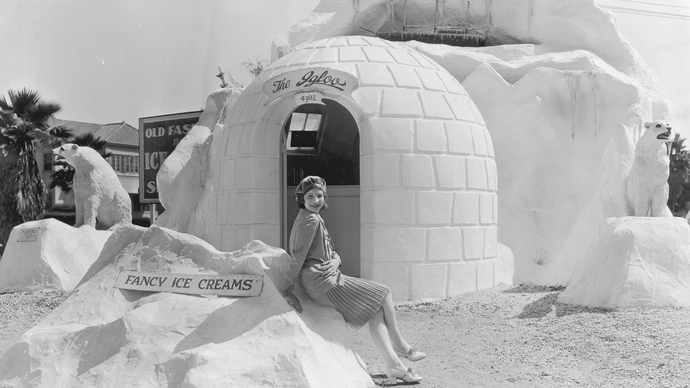 Igloo gjorde entré i GB:s glassortiment. Foto: Hulton Archive/Getty Images