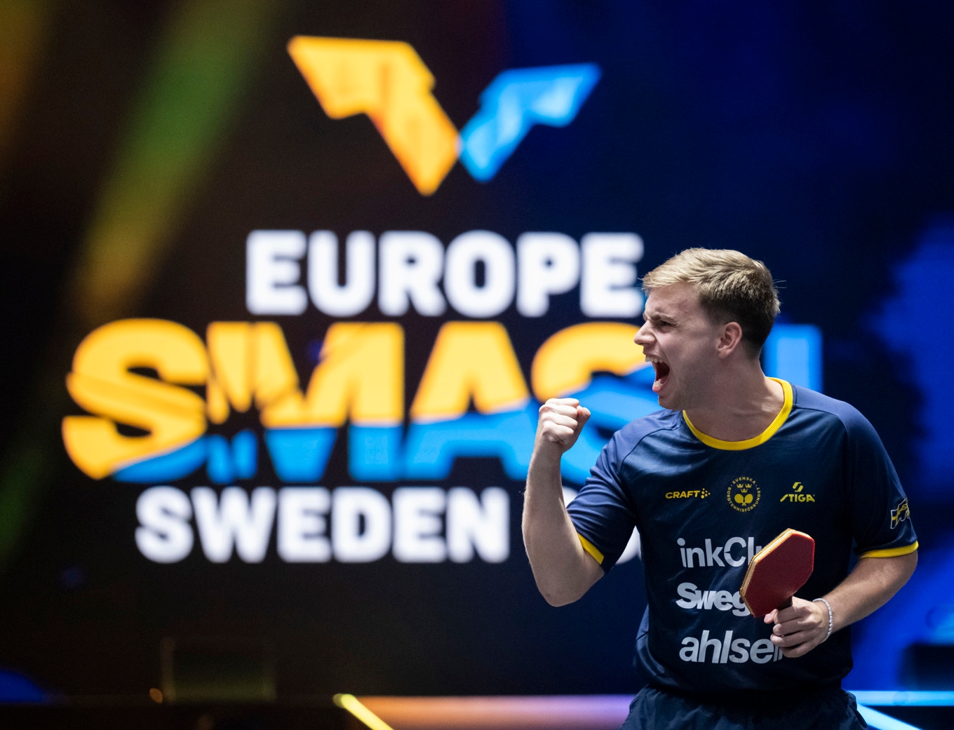 Truls Möregårdh har gått vidare till semifinal i Europe Smash. Foto: Johan Nilsson/TT