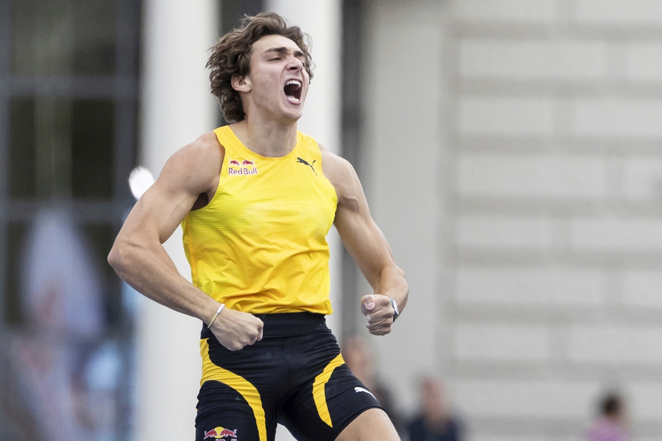 Armand Duplantis tog hem DIamond League för femte gången. Foto: Michael Buholzer