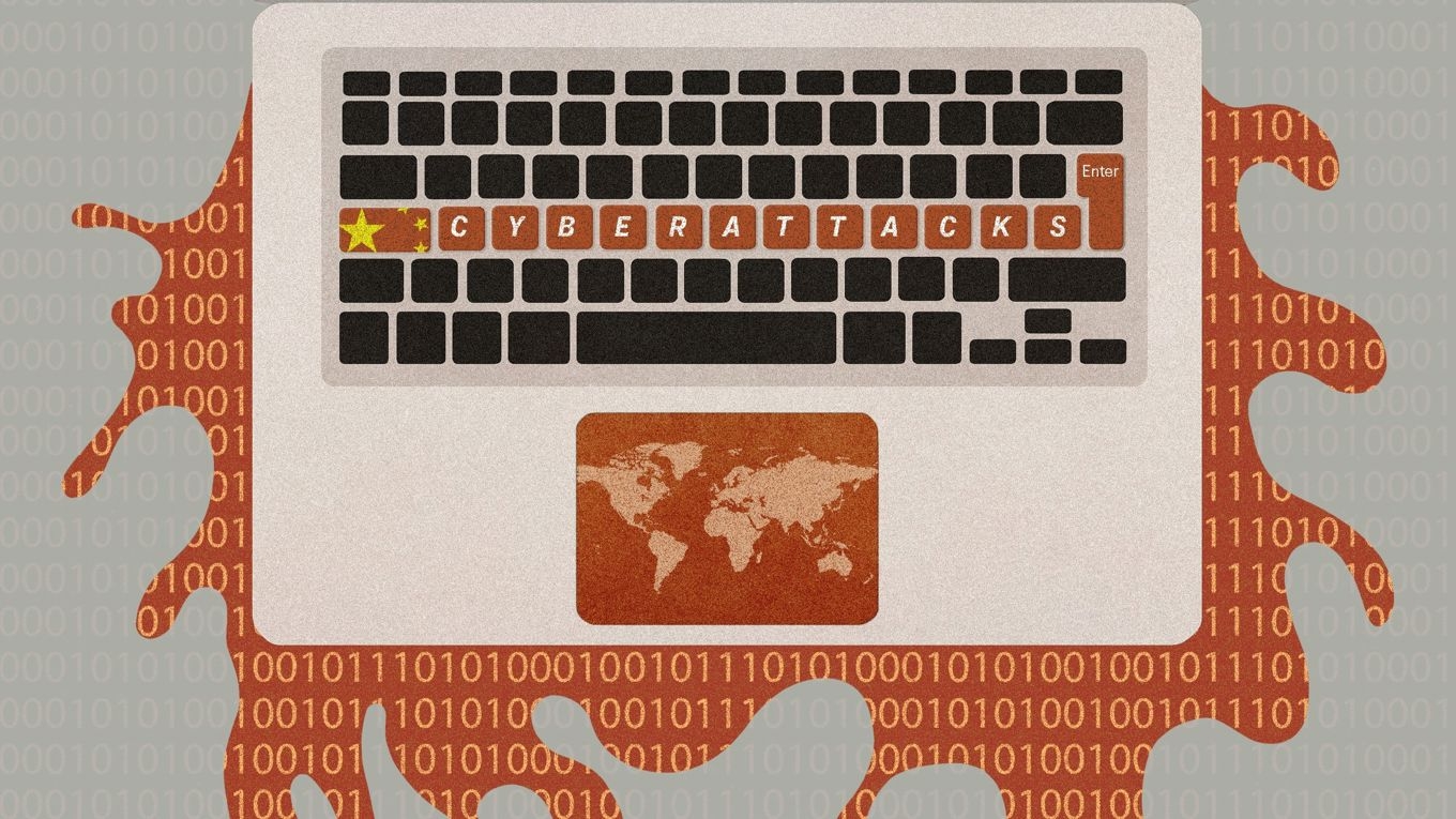 Kinas cyberkrigföring mot USA och dess allierade har ändrat karaktär på senare år, och USA:s medvetenhet har också ökat. Illustration: Epoch Times, Getty Images