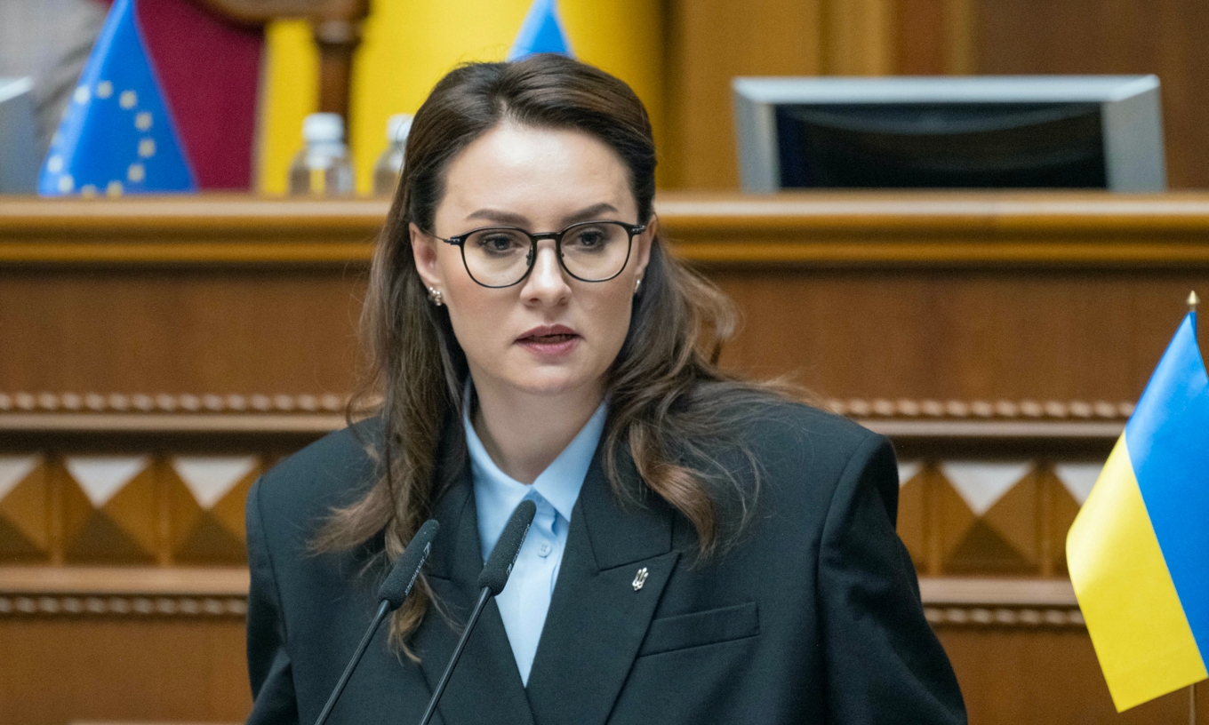 Ukrainas premiärminister  Julia Svyrydenko. Foto: Andrii Nesterenko/AFP via Getty Images