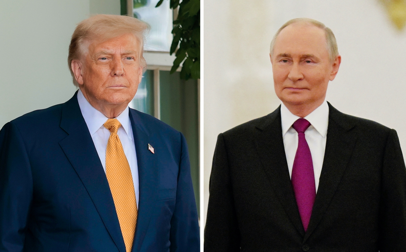 USA:s president Donald Trump och hans ryske motsvarighet Vladimir Putin. Foto: Anna Moneymaker/Getty Images, Alexei Nikolsky/Pool/AFP via Getty Images