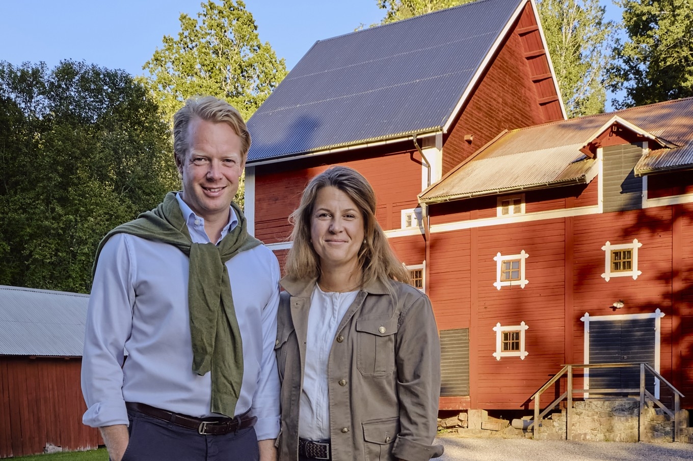 Johan och Karin Wachtmeister arbetar med kärlek till byggnaderna – och för kommande generationer. Foto: Johan Landquist Luxemburg