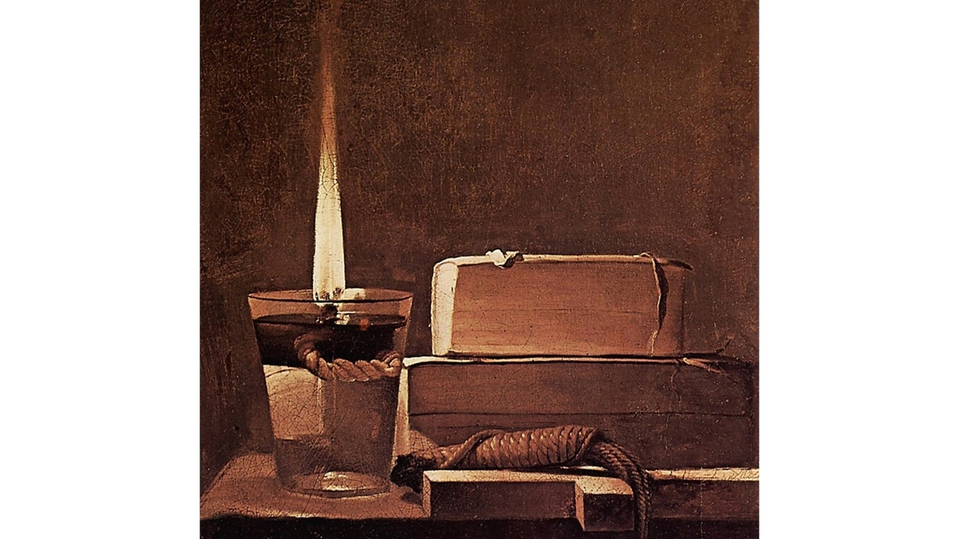 Bortom samtidens kretsande kring sig själv. Målning av Georges de La Tour (1593–1652). Foto: Public Domain