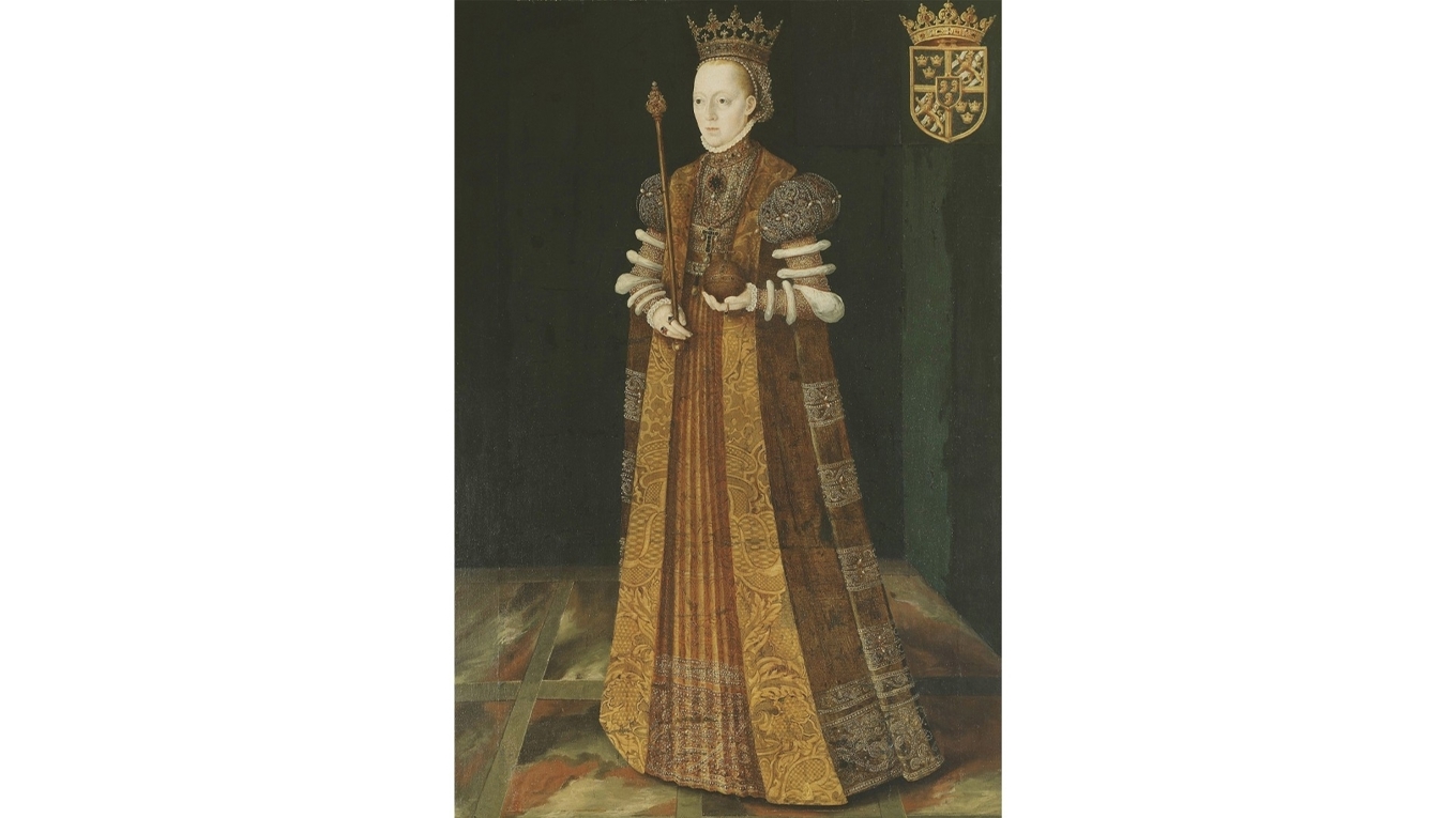 Målning föreställande drottning Margareta av Johan Baptista van Uther. Målningen tros vara utförd på 1560-talet, efter både Margaretas och Gustavs bortgång. Den finns i dag på Nationalmuseum. Foto: Nationalmuseum