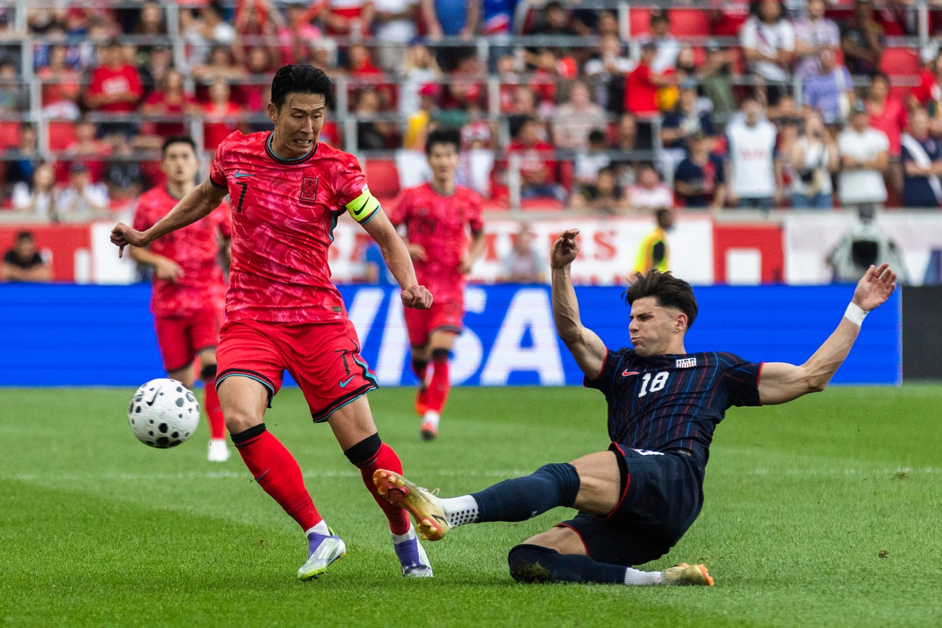 Son Heung-Min har fått en lysande start i Los Angeles FC. Arkivbild. Foto: Andres Kudacki/AP/TT