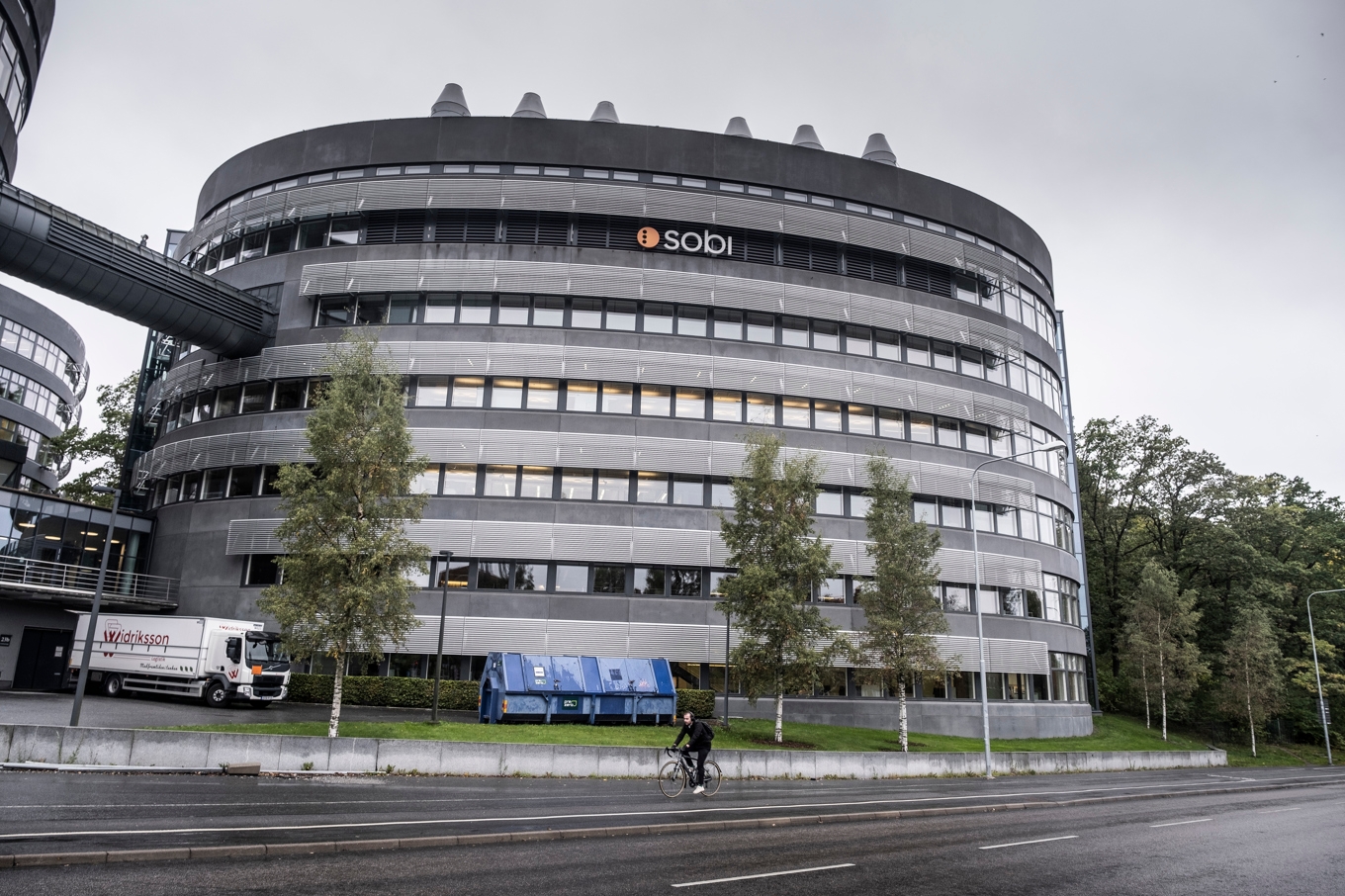 Läkemedelsbolaget Sobis kontor i Solna. Foto: Magnus Hjalmarson Neideman/SvD/TT