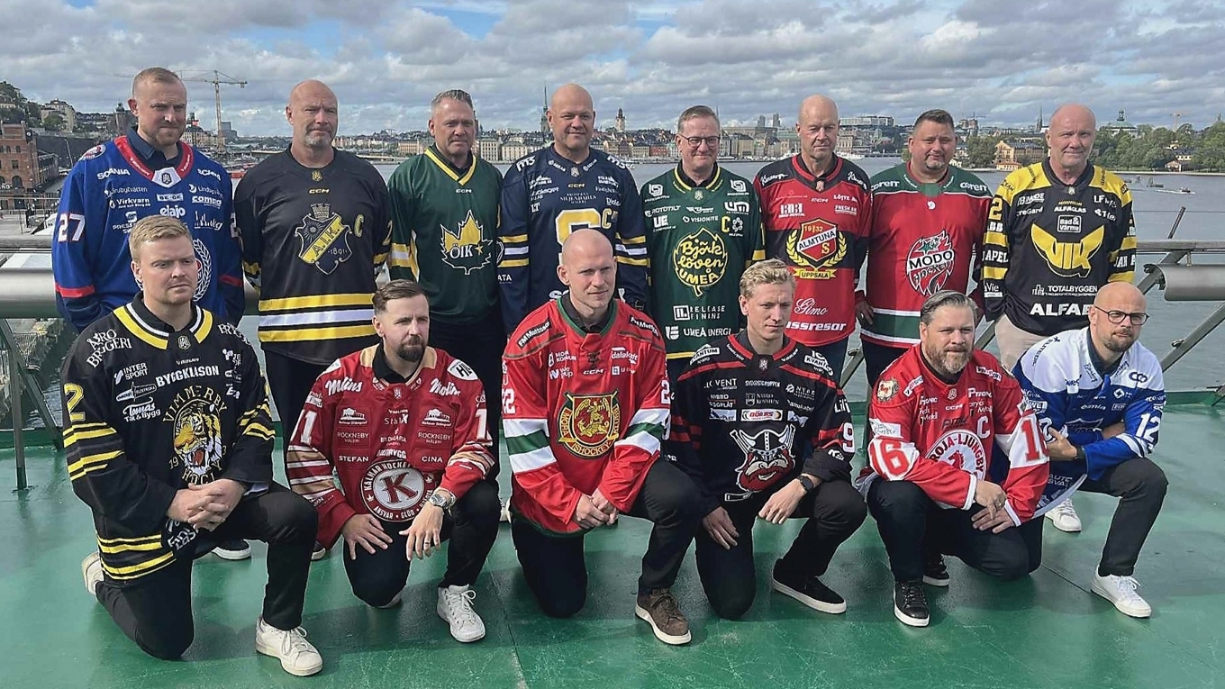 Tränarkadern för årets hockeyallsvenska. Vem får sparken först? Foto: Pär Edgren