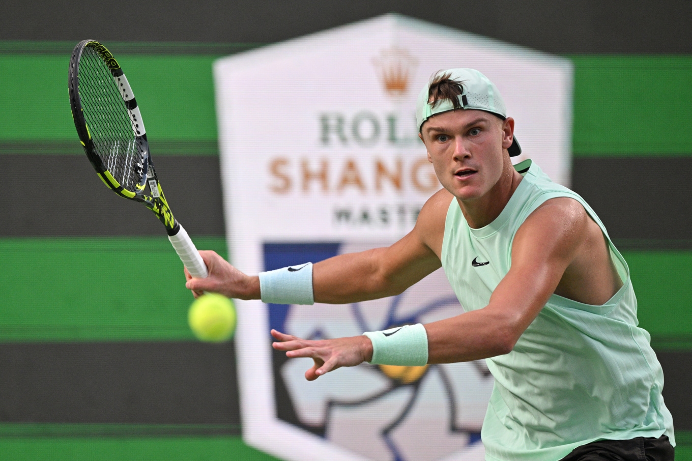 Världselvan Holger Rune blev i veckan klar för Nordic Open, en turnering där dansken tog titeln för tre år sedan och där han blir en av de största publikfavoriterna i årets upplaga där huvudturneringen inleds på måndag. Foto: Hector Retamal/AFP via Getty Images