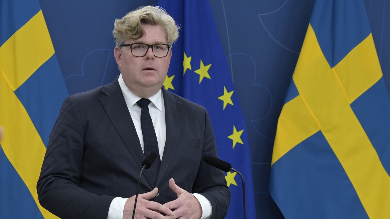 Justitieminister Gunnar Strömmer (M). Foto: Roger Sahlström