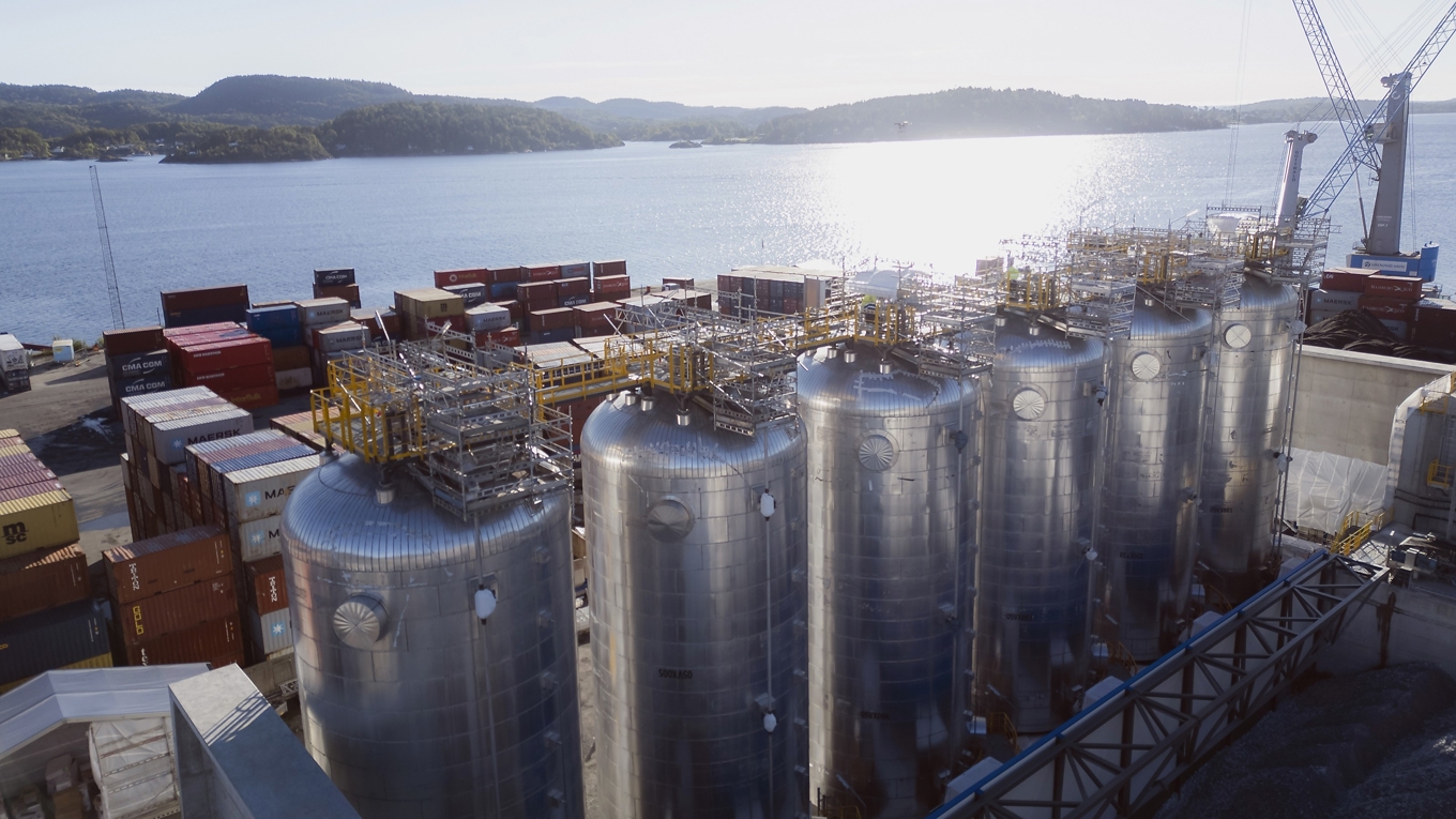 Koldioxidinfångning ska bidra till högt ställda klimatmål. Foto: Heidelberg Materials