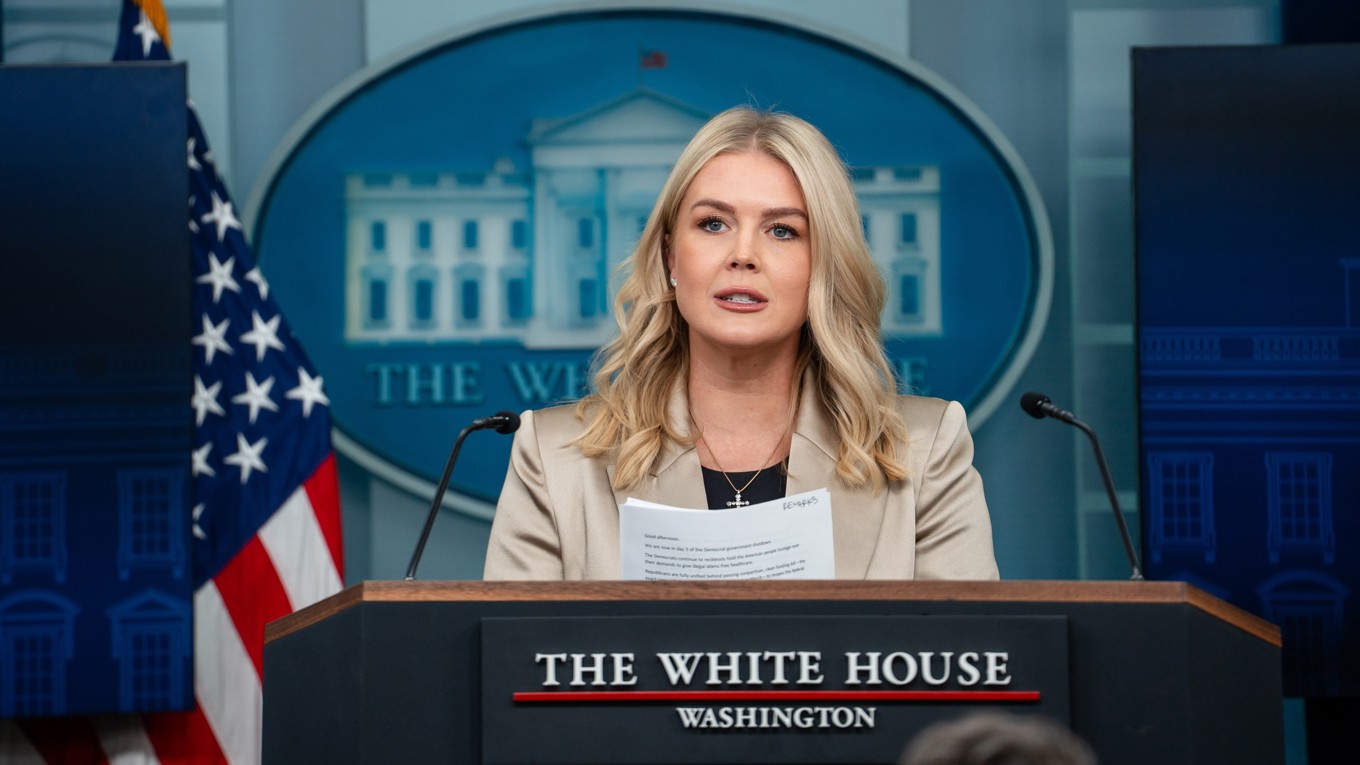 Karoline Leavitt, Vita husets pressekreterare. Foto: Madalina Kilroy