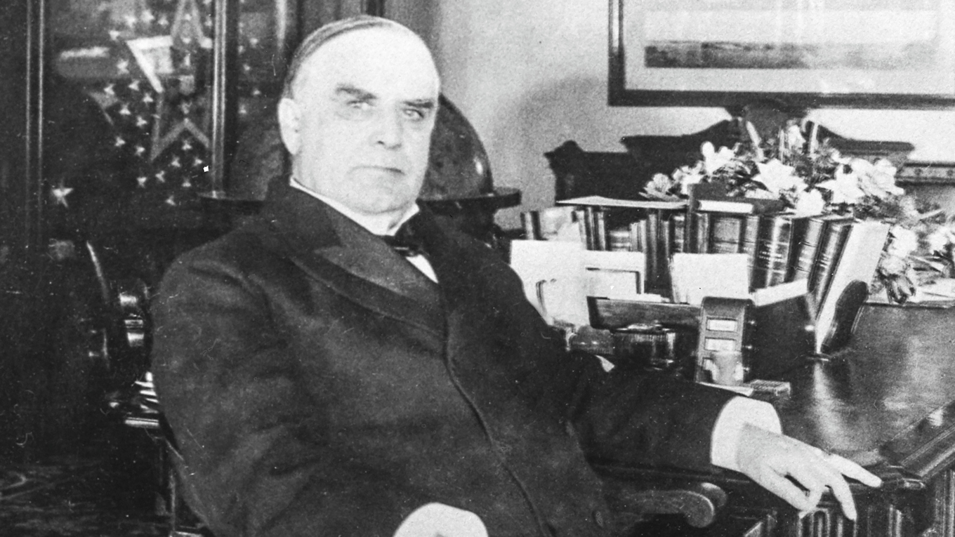 USA:s 25:e president William McKinley. Foto: Underwood & Underwood/Graphic House/Getty Images