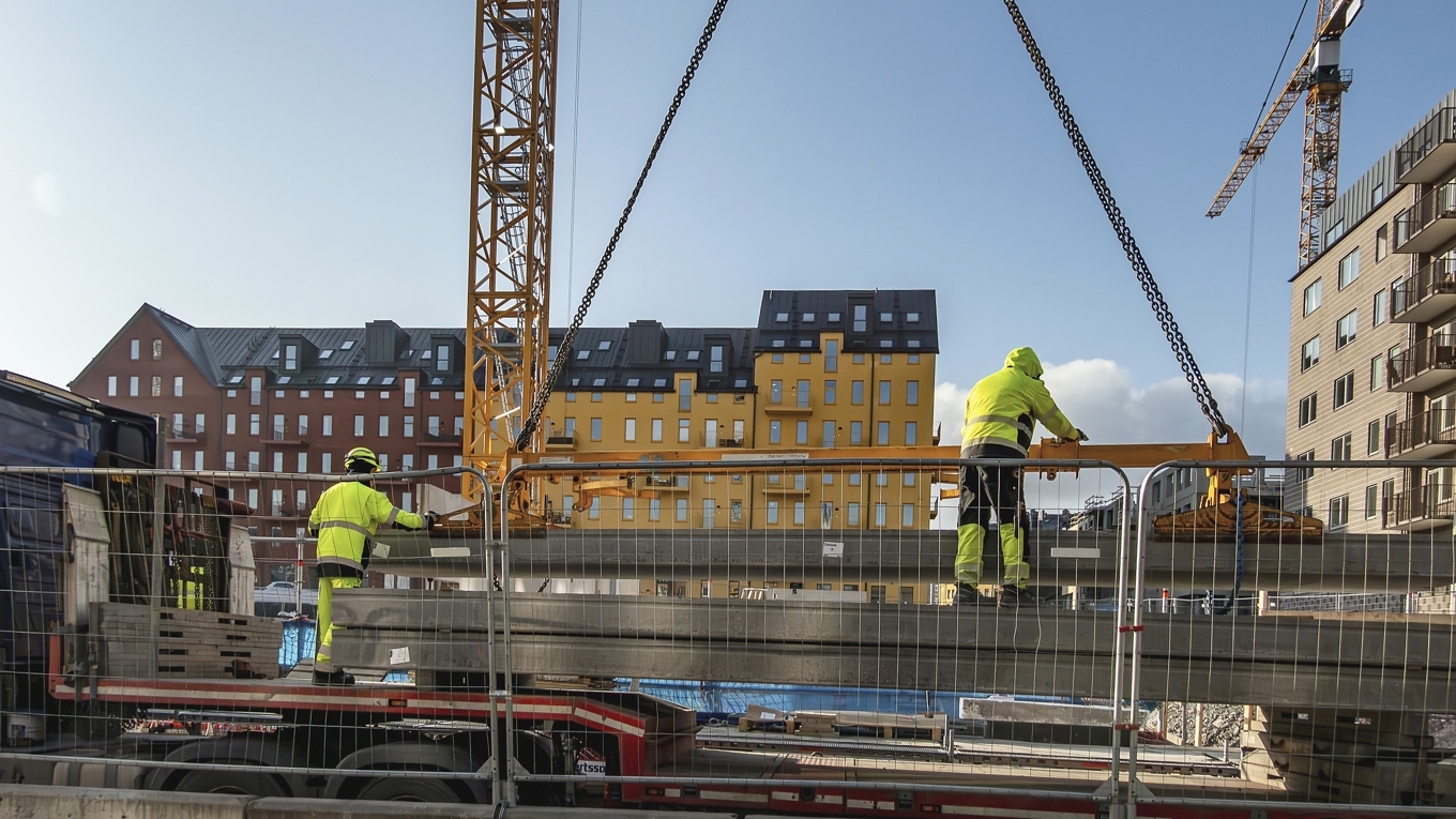 Företag i byggbranschen är återigen högt upp i konkursstatistiken, efter en nedgång de tio första månaderna i år. Foto: Shutterstock