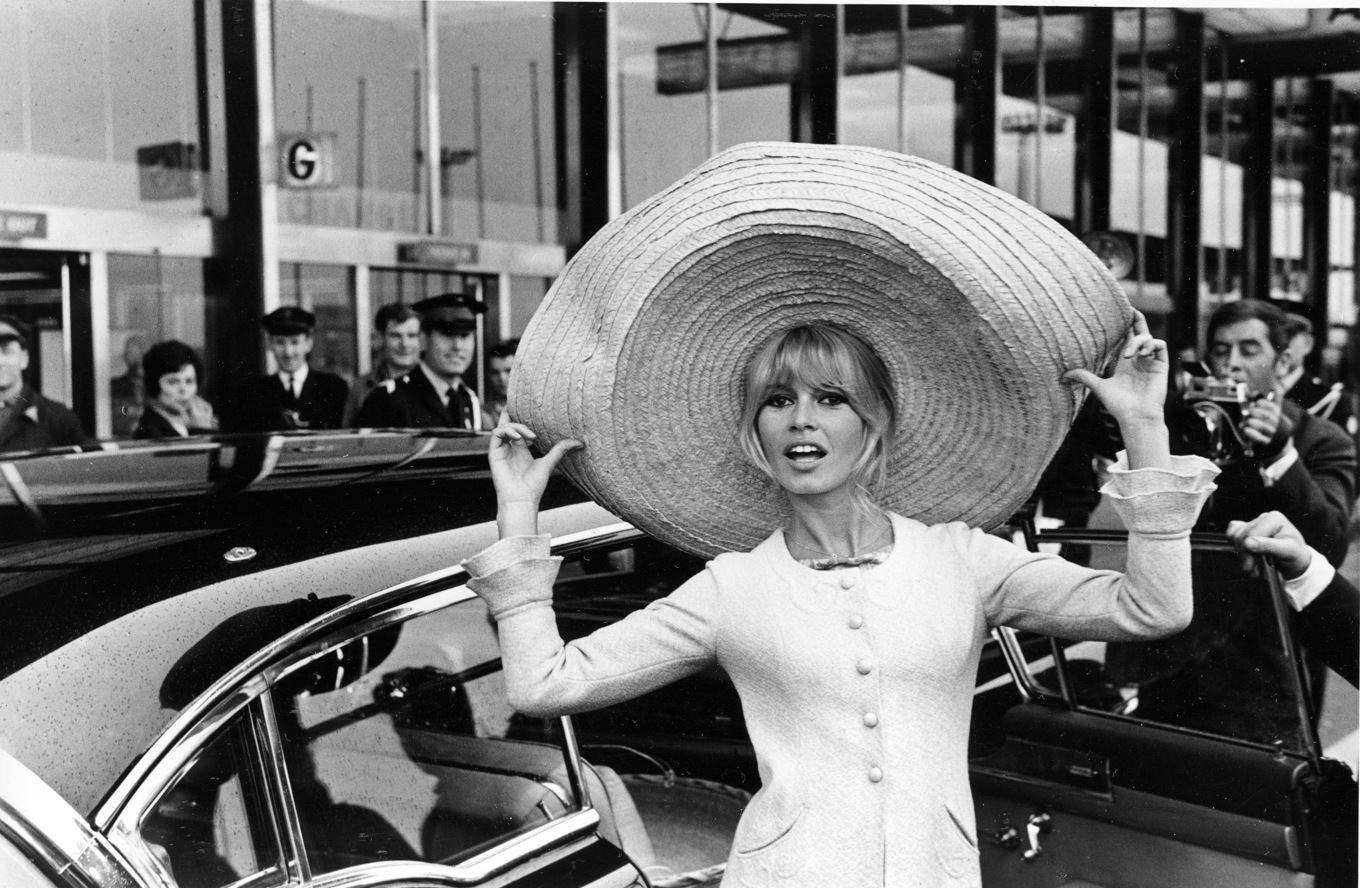Brigitte Bardot på en bild från 1965 efter ett besök i Mexiko. Filmikonen blev 91 år gammal. Foto: AP/TT