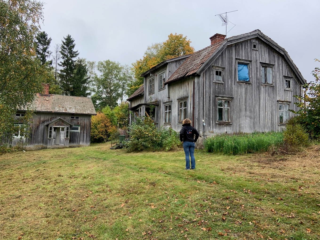 Att ta sig an ett ödehus kräver både tid och tålamod. Robert Danielsson vägleder människor igenom processen och vet vilka hinder – både psykiska och praktiska – de förväntas stöta på. Foto: Robert Danielsson