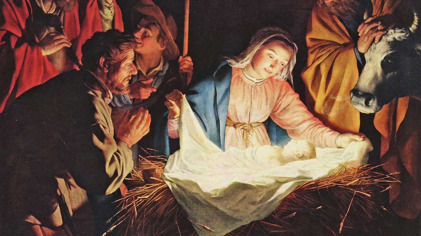 Det lilla barnet är och förblir ett under. Målning av Gerard van Honthorst (1592–1656). Foto: Public Domain