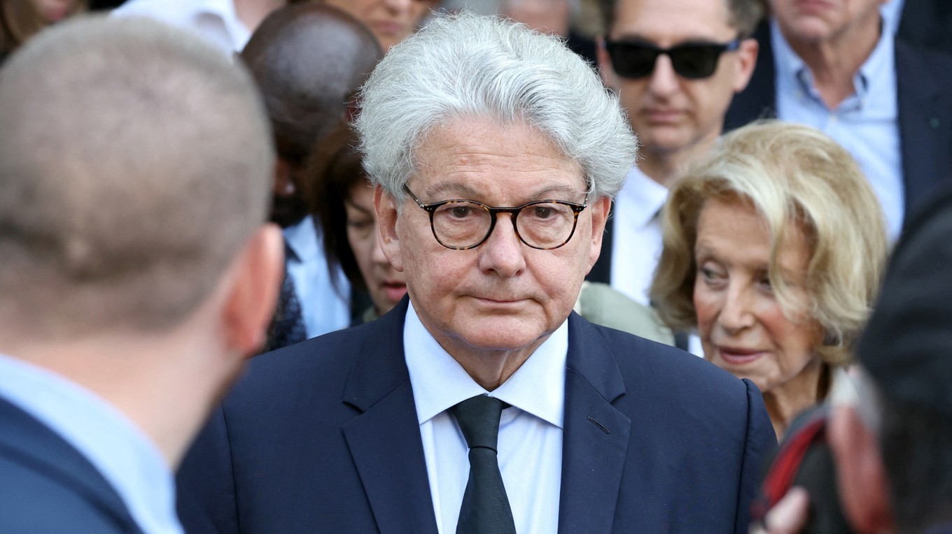 Den tidigare EU-kommissionären Thierry Breton förbjuds att resa in i USA. Foto: Thomas Samson/AFP via Getty Images