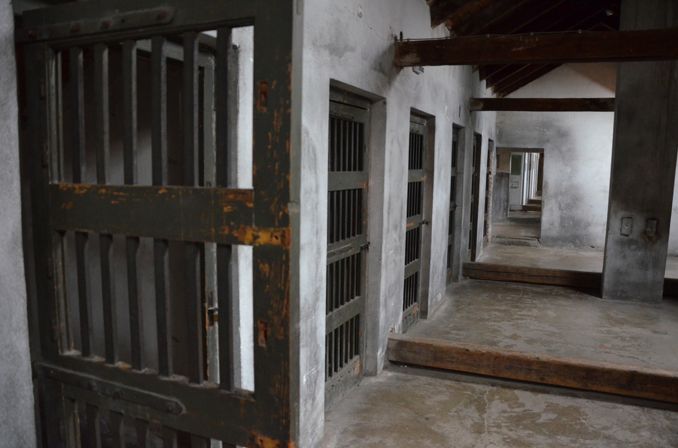 På koncentrationslägrets vind finns tjugo isoleringsceller. Foto: Hans Bengtsson