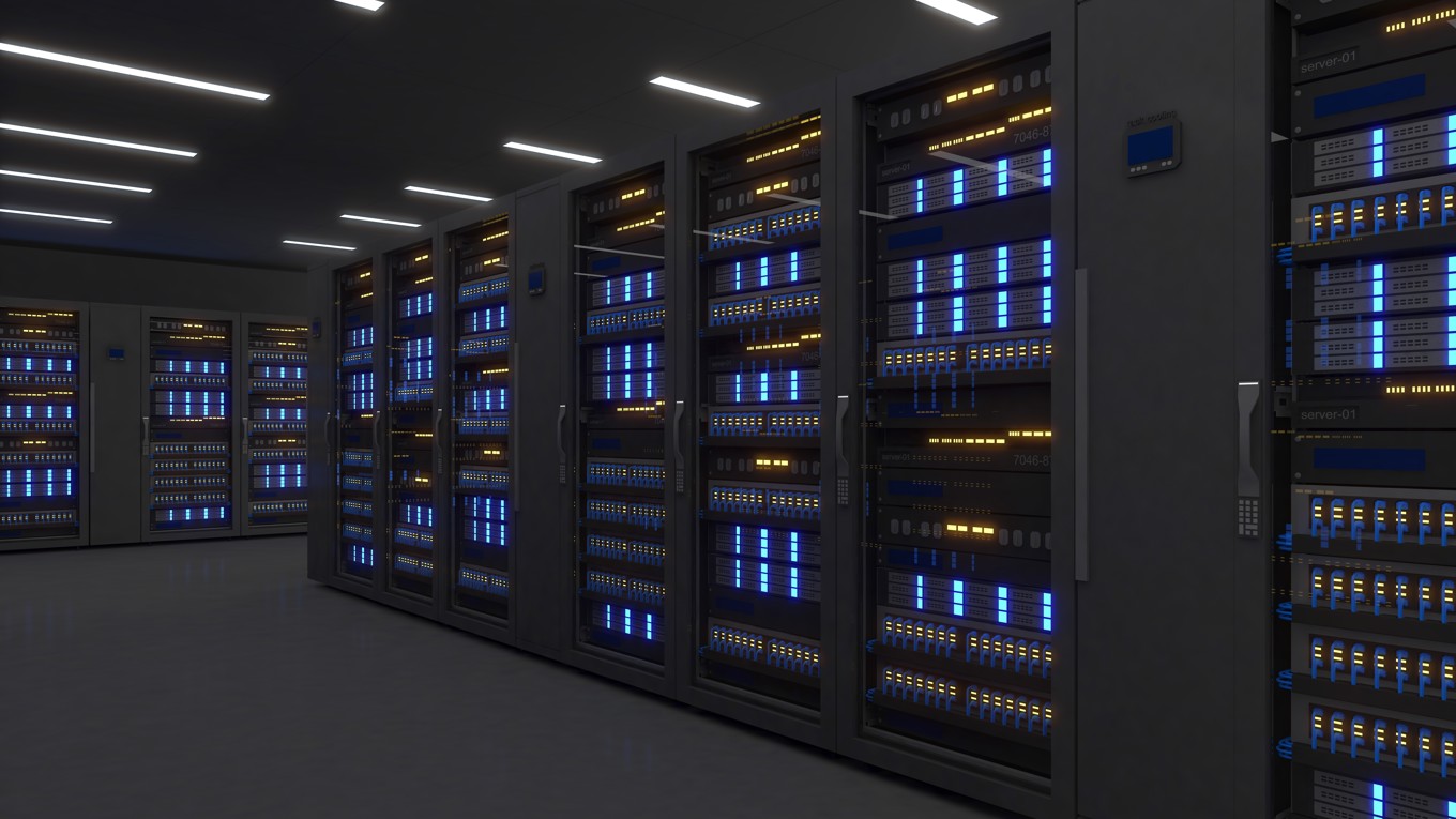 Serverhallar slukar mycket energi. Foto: Shutterstock