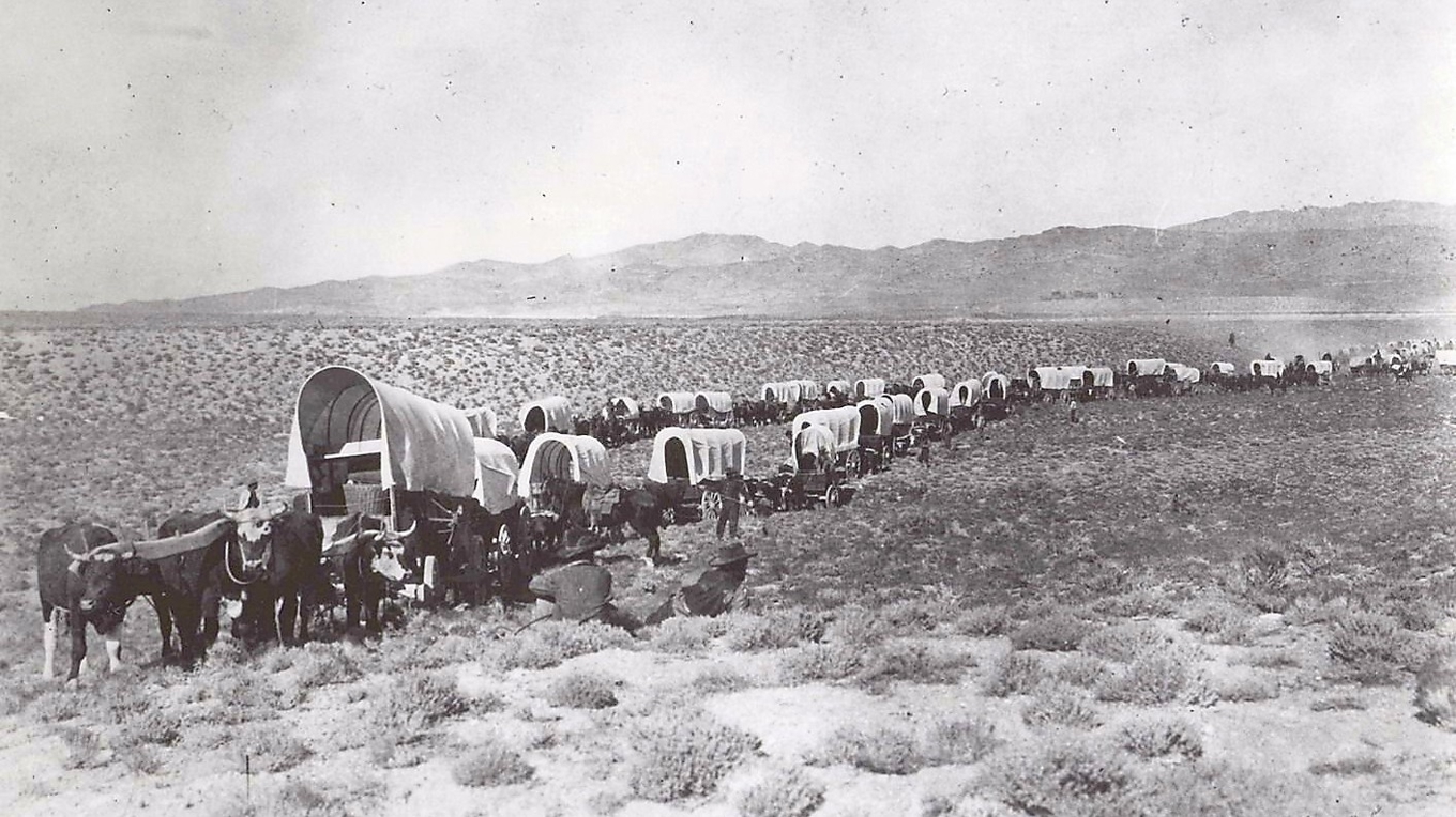 USA:s ”Vilda västern”-epok formade den amerikanska kulturen på många sätt som fortfarande direkt avgör hur amerikaner tycker och tänker. Ett av dem är att många fortfarande instinktivt ogillar politiker och order uppifrån. Foto: Okänd