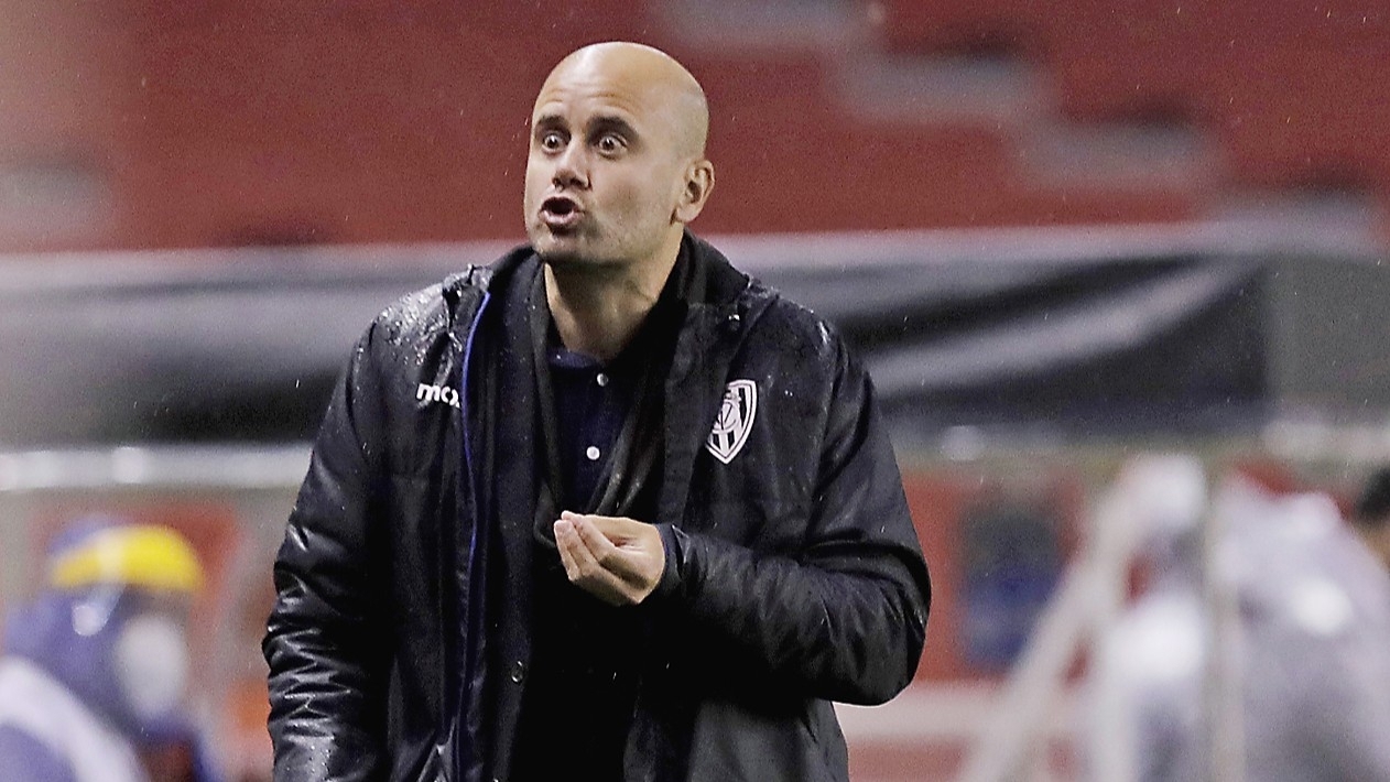 Miguel Ángel Ramírez i gång för Independiente del Valle 2020. Nu ska han träna Malmö FF. Foto: Franklin Jacome/Getty Images