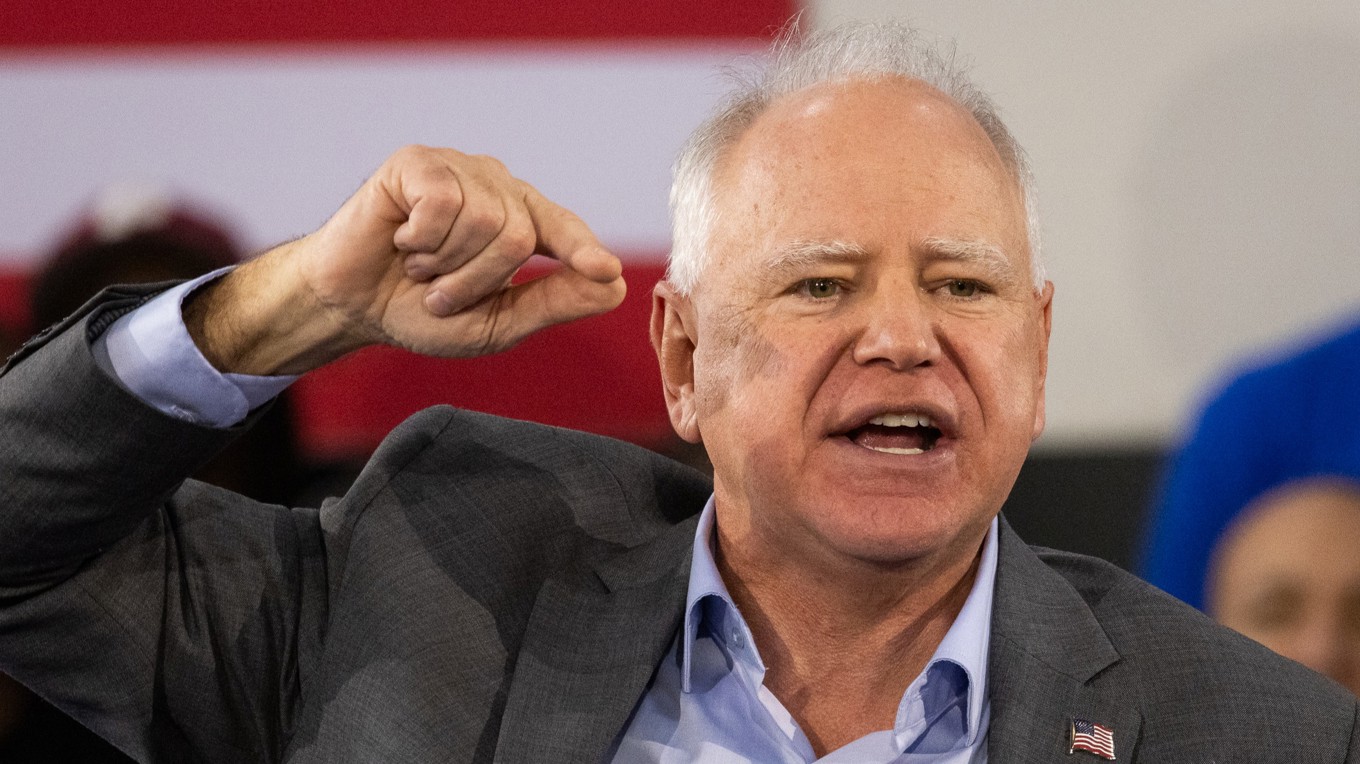 Minnesotas guvernör Tim Walz. Foto:  John Fredricks