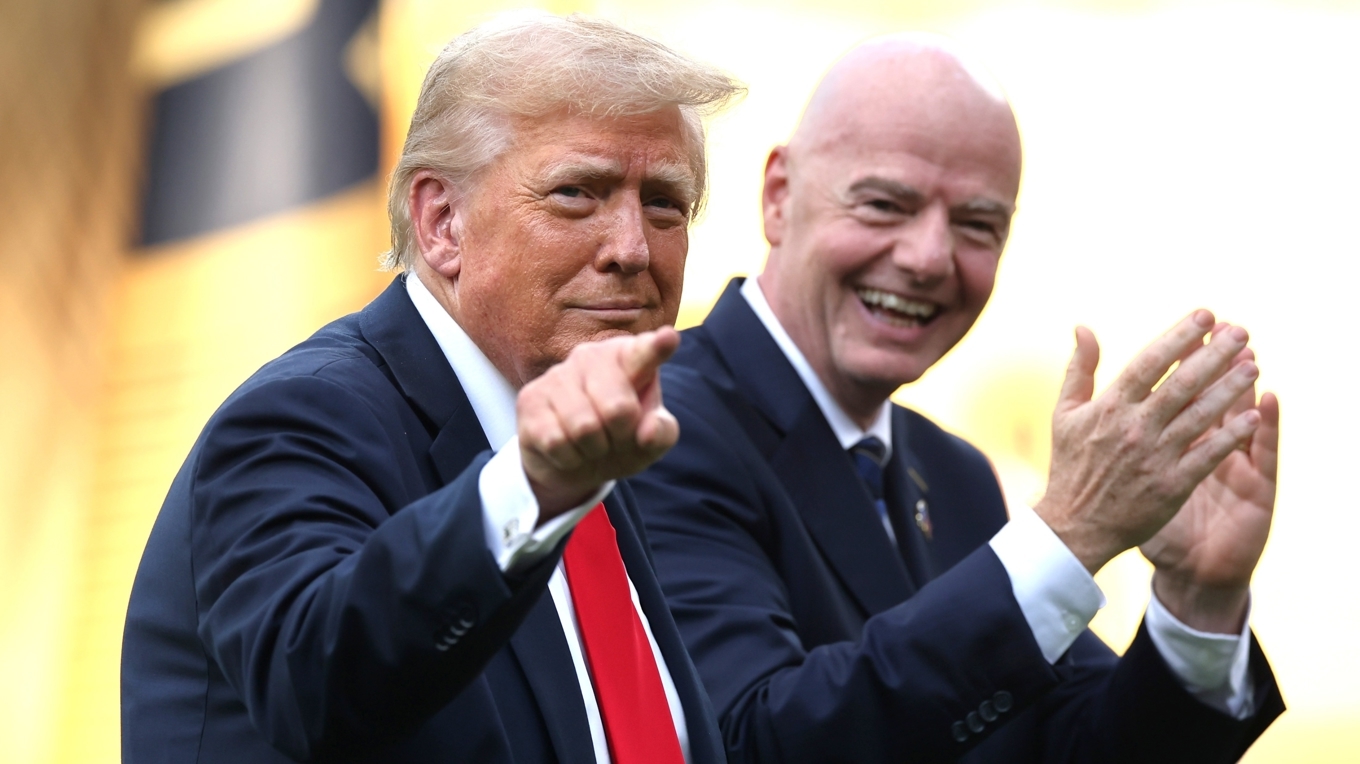 Det är ingen tvekan om vem som i praktiken styr årets fotbolls-VM. Foto: Alex Grimm/Getty Images