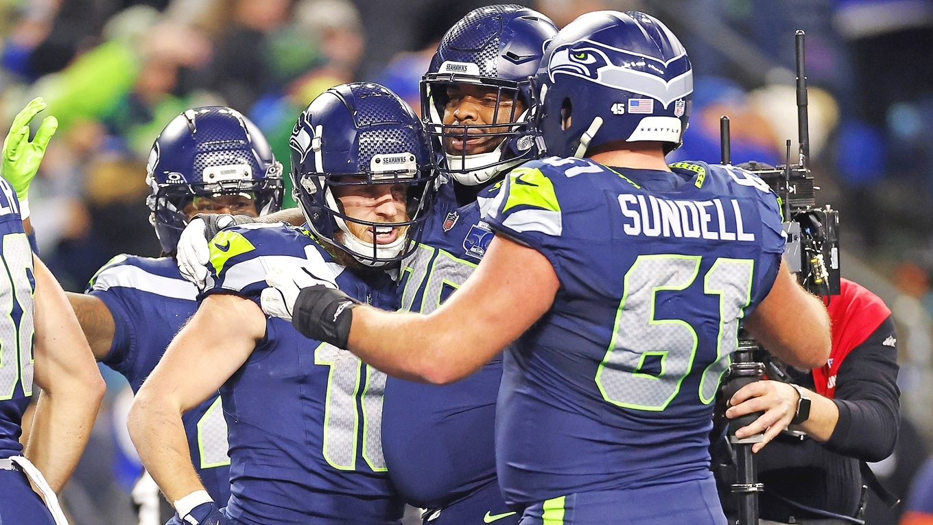 Seattle Seahawks är favoriter till att vinna den 60:e upplagan av Super Bowl. Foto: Ronald Martinez/Getty Images