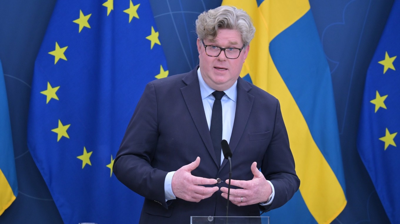 Justitieminister Gunnar Strömmer (M). Foto: Roger Sahlström