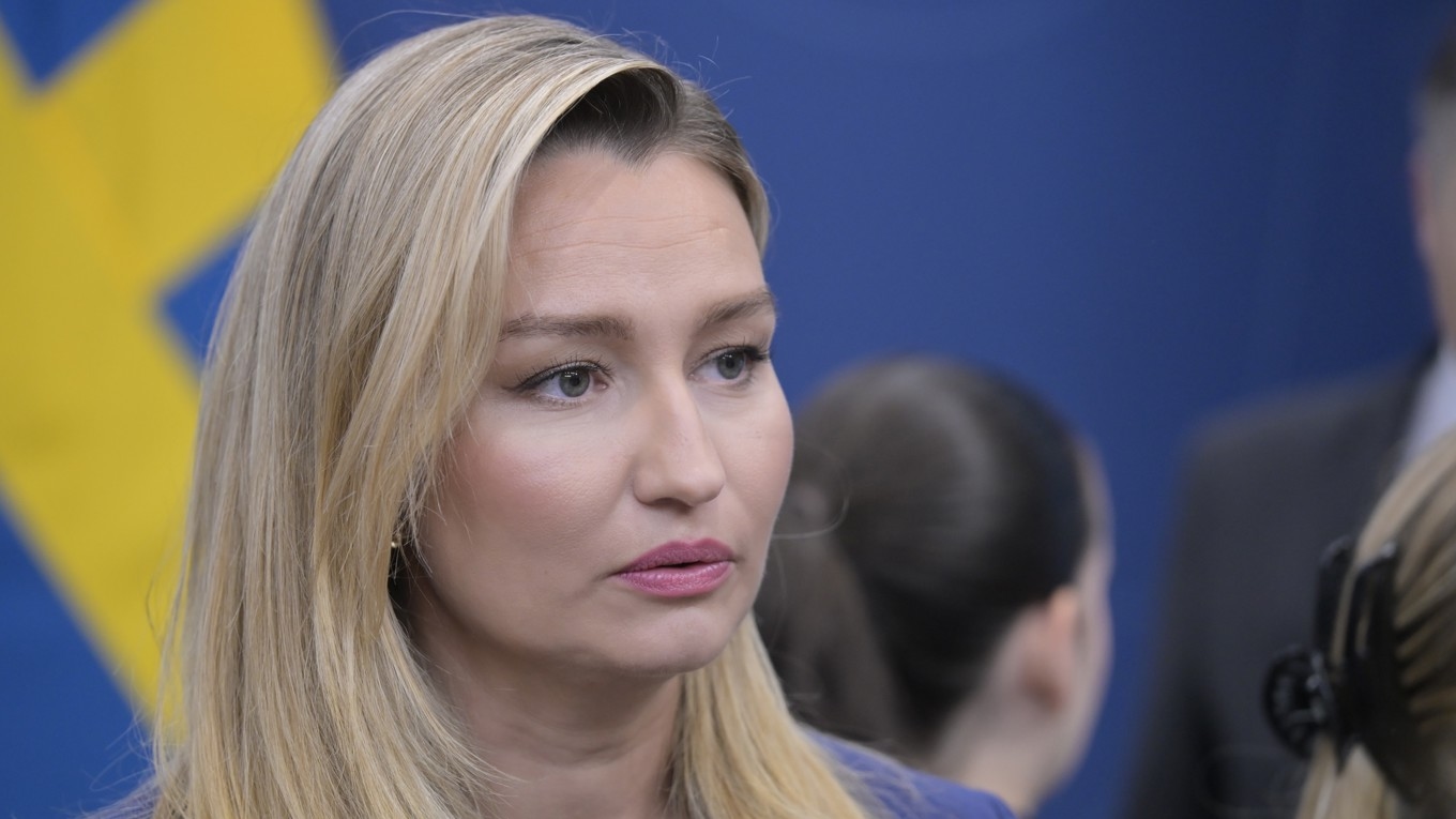 Energi- och näringsminister Ebba Busch (KD). Foto: Roger Sahlström