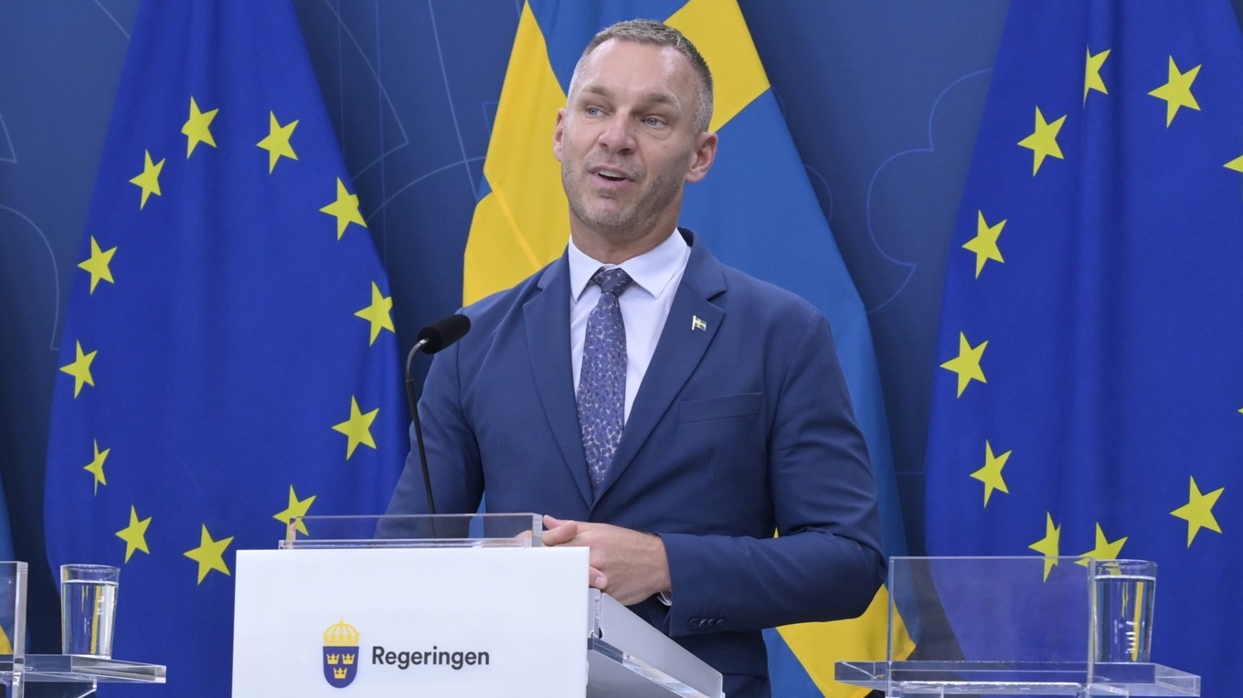 Civilminister Erik Slottner (KD). Foto: Roger Sahlström