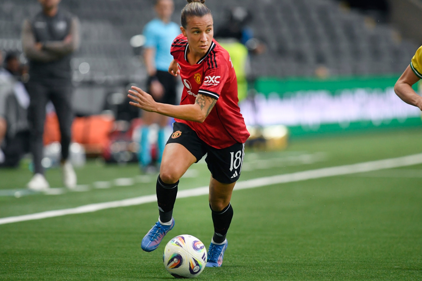 Manchester Uniteds Julia Zigiotti Olme. Arkivbild. Foto: Oscar Olsson/TT