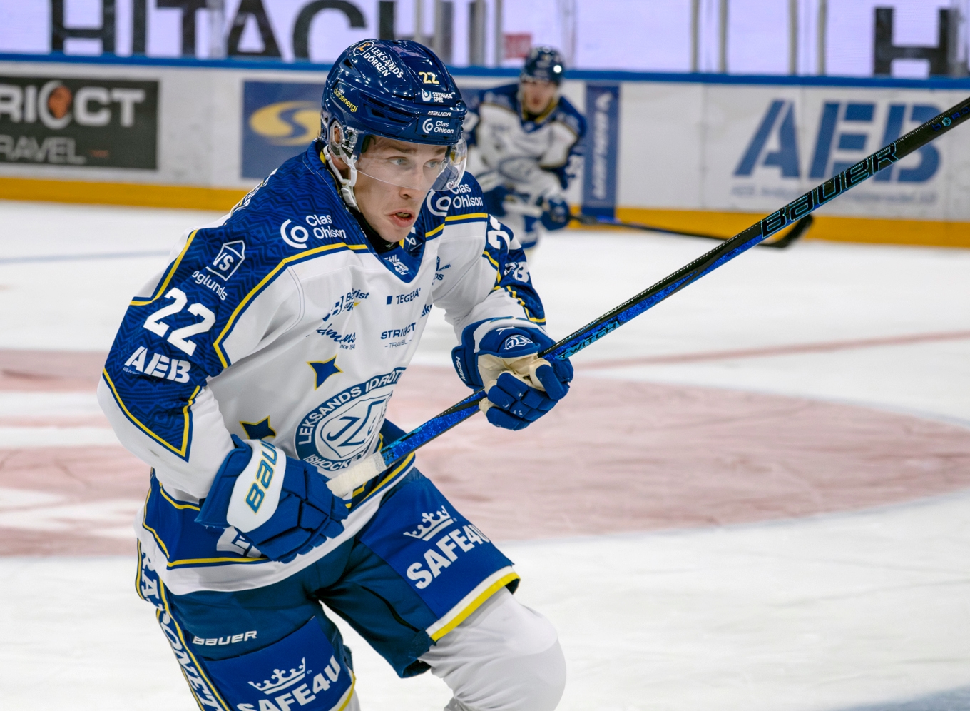 Lukas Vejdemo blev matchhjälte borta mot Linköping när Leksand tog en ny viktig seger i SHL. Arkivbild. Foto: Ulf Palm/TT