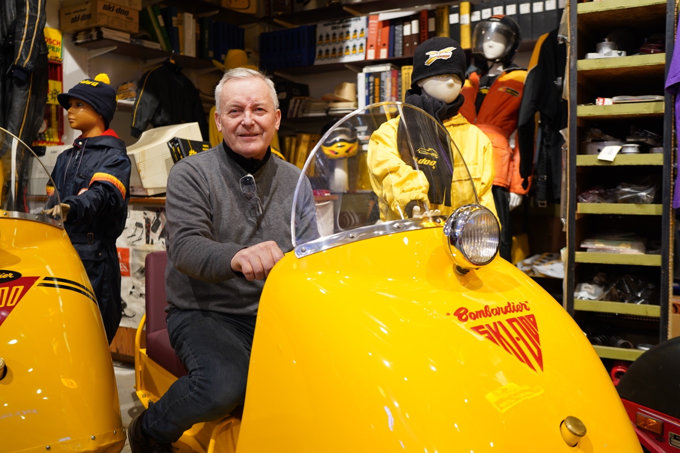Christer Karlsson är uppvuxen i skoterkulturen och under 30 år sålde han själv snöskotrar. Foto: Eva Sagerfors